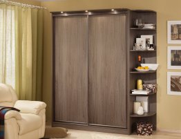 Купить Шкаф -купе с боковыми полками и подсветкой в каталоге В коридор