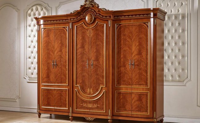 Шкаф цвет темный орех