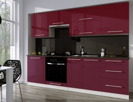 Продажа Небольшая кухня с черным фартуком в каталоге Купить Небольшая кухня с черным фартуком в каталоге