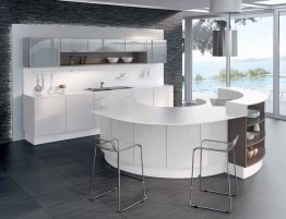 Продажа Кухня с большим круглым островом в каталоге Купить Кухня с большим круглым островом в каталоге