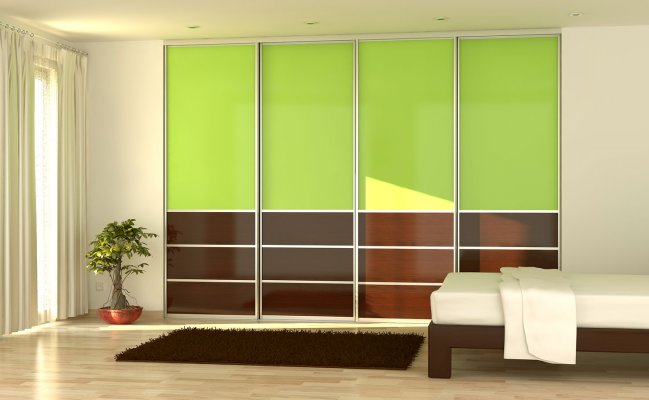 Встроенный шкаф для гардеробной в стиле минимализм