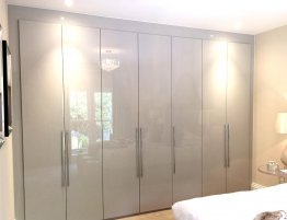 Продажа Встроенный распашной шкаф цвет капучино в каталоге Купить Встроенный распашной шкаф цвет капучино в каталоге
