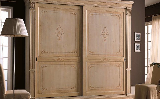 Шкаф купе в стиле прованс