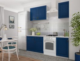 Продажа Небольшая синяя кухня в каталоге Купить Небольшая синяя кухня в каталоге