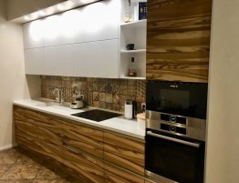 Продажа Прямая небольшая кухня в стиле лофт в каталоге Купить Прямая небольшая кухня в стиле лофт в каталоге
