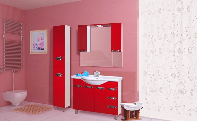 Шкаф-пенал для ванной