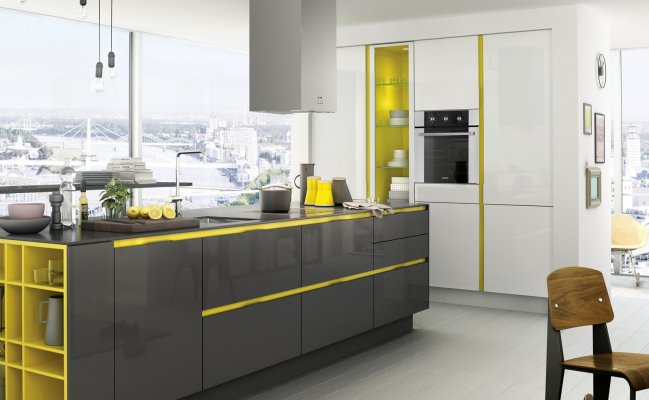 Кухня в тиле Хай-Тек