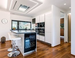 Продажа Белая кухня в стиле хай-тек с островом в каталоге Купить Белая кухня в стиле хай-тек с островом в каталоге