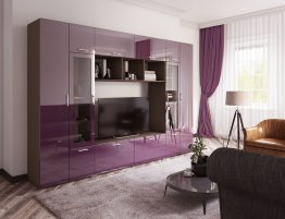 Продажа Шкаф-стенка с глянцевыми фасадами в каталоге Купить Шкаф-стенка с глянцевыми фасадами в каталоге