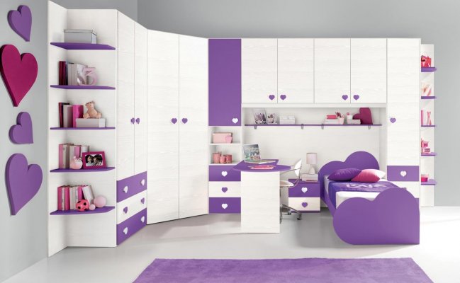 Угловая стенка для детской