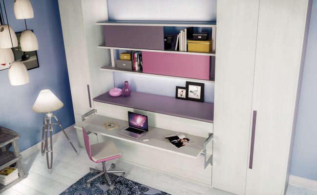 Шкаф-трансформер с письменным столом