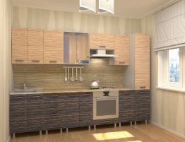 Продажа Кухня в двух оттенках зебрано в каталоге Купить Кухня в двух оттенках зебрано в каталоге