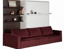 Продажа Шкаф-кровать с диваном и полками для книг в каталоге Купить Шкаф-кровать с диваном и полками для книг в каталоге