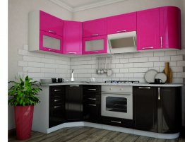 Продажа Угловая кухня со стеклянными фасадами в каталоге Купить Угловая кухня со стеклянными фасадами в каталоге