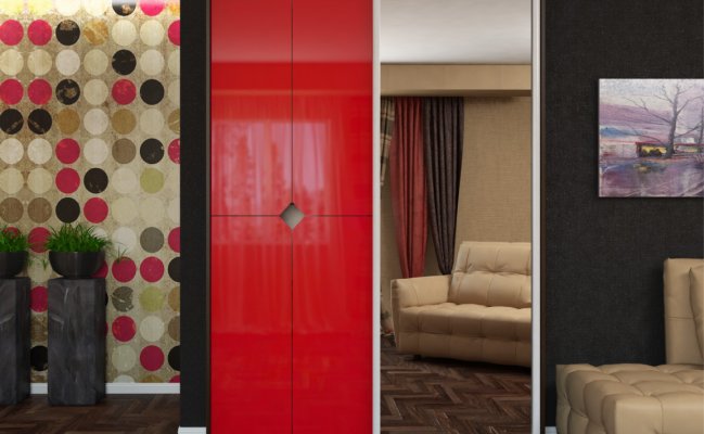 Шкаф-купе с зеркалом