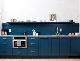 Продажа Прямая кухня со стеллажом в каталоге Купить Прямая кухня со стеллажом в каталоге