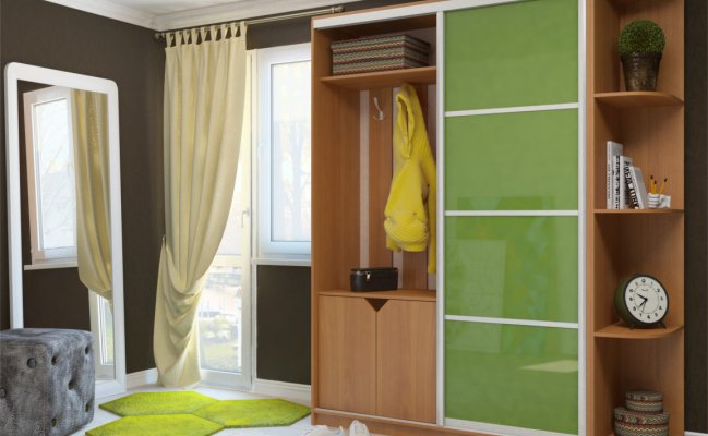 Одностворчатый шкаф для прихожей