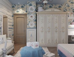 Продажа Шкаф для детской в стиле прованс в каталоге Купить Шкаф для детской в стиле прованс в каталоге