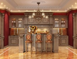 Продажа Кухня в сером цвете, фартук и столешница мрамор в каталоге Купить Кухня в сером цвете, фартук и столешница мрамор в каталоге