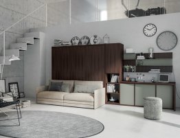 Продажа Шкаф-стенка с письменным столом и диваном в каталоге Купить Шкаф-стенка с письменным столом и диваном в каталоге