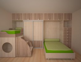 Продажа Шкаф-стенка встроенная с откидной кроватью в каталоге Купить Шкаф-стенка встроенная с откидной кроватью в каталоге