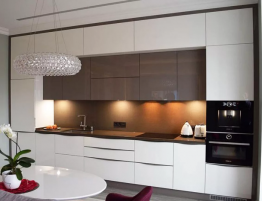 Купить Кухонный гарнитур под потолок в каталоге Акриловые