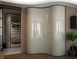 Продажа Четырехстворчатый радиусный шкаф-купе в каталоге Купить Четырехстворчатый радиусный шкаф-купе в каталоге