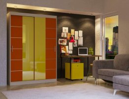 Купить Двухстворчатый шкаф-купе в каталоге Для обуви