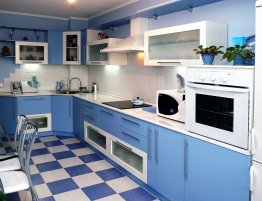 Продажа Кухня угловая со столешницей акрил и фартуком плиткой в каталоге Купить Кухня угловая со столешницей акрил и фартуком плиткой в каталоге