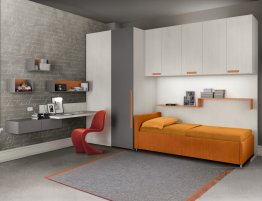 Купить Шкаф-стенка с навесным столиком в каталоге Современные