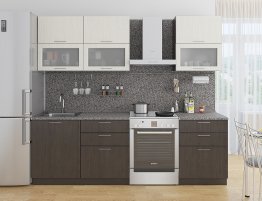 Продажа Небольшая прямая кухня, фартук и столешница мдф в каталоге Купить Небольшая прямая кухня, фартук и столешница мдф в каталоге