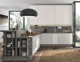Продажа Угловая кухня в современном стиле с барной стойкой  в каталоге Купить Угловая кухня в современном стиле с барной стойкой  в каталоге