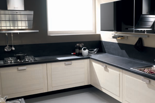 Угловая подвесная кухня