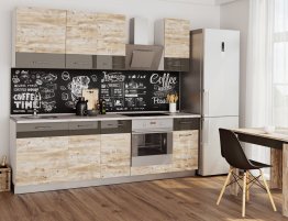 Продажа Прямая матовая кухня с фартуком с фотопечатью в каталоге Купить Прямая матовая кухня с фартуком с фотопечатью в каталоге