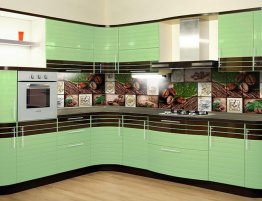 Продажа Угловая кухня с радиусными фасадами  в каталоге Купить Угловая кухня с радиусными фасадами  в каталоге