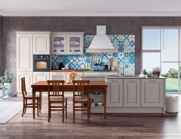 Продажа Кухня с фартуком из плитки в каталоге Купить Кухня с фартуком из плитки в каталоге