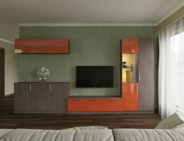 Купить Модульная стенка в гостиную в каталоге По типу помещения