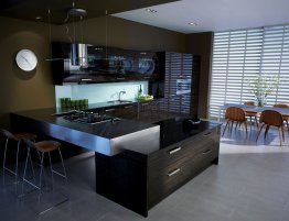 Продажа Кухня в тёмном оттенке зебрано в каталоге Купить Кухня в тёмном оттенке зебрано в каталоге