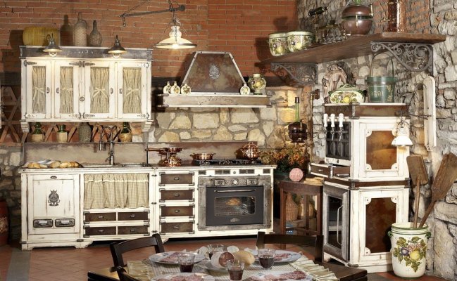 Кухня в стиле прованс-кантри