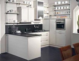 Продажа Угловая кухня с открытыми стелажами в каталоге Купить Угловая кухня с открытыми стелажами в каталоге