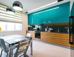 Продажа Прямая кухня с глянцевыми фасадами в каталоге Купить Прямая кухня с глянцевыми фасадами в каталоге