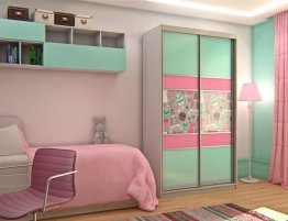 Продажа Шкаф-купе с фотопечатью для детской в каталоге Купить Шкаф-купе с фотопечатью для детской в каталоге
