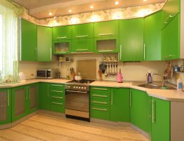 Продажа Кухня в зеленом цвете с перфорацией в каталоге Купить Кухня в зеленом цвете с перфорацией в каталоге