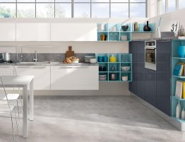 Продажа Навесная кухня с белыми фасадами в каталоге Купить Навесная кухня с белыми фасадами в каталоге