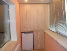Продажа Большой встроенный шкаф для утепленного балкона в каталоге Купить Большой встроенный шкаф для утепленного балкона в каталоге