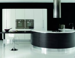 Продажа Кухня с островом полукругом и барной стойкой в каталоге Купить Кухня с островом полукругом и барной стойкой в каталоге