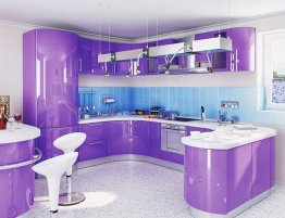 Продажа Кухня с радиусными глянцевыми фасадами  в каталоге Купить Кухня с радиусными глянцевыми фасадами  в каталоге