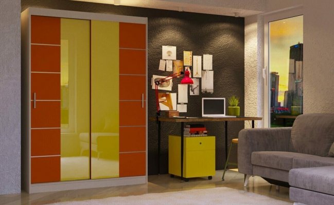 Двухстворчатый шкаф-купе