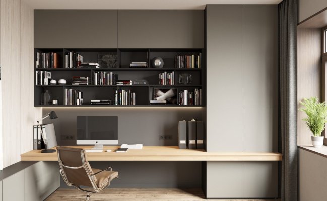 Шкаф совмещенный с письменным столом