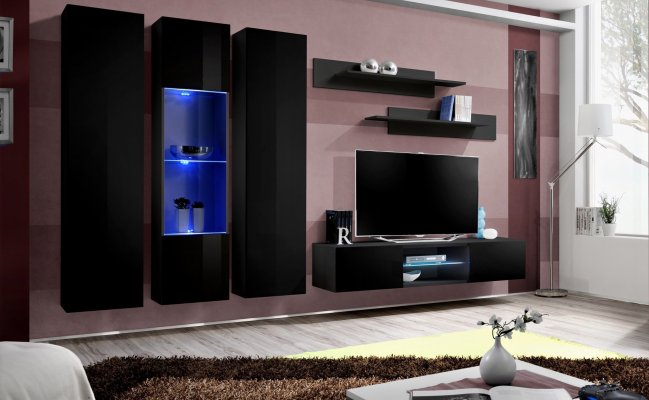 Шкаф стенка подвесная для гостиной